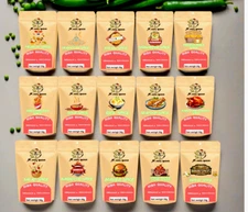 collection 15 types of spices cover all your desh needs , Delicious spices.