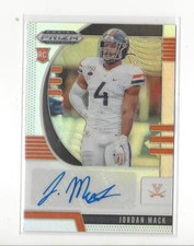 2020 Prizm Draft Prizms #180 Jordan Mack Rookie AUTOGRAPH Vanderbilt