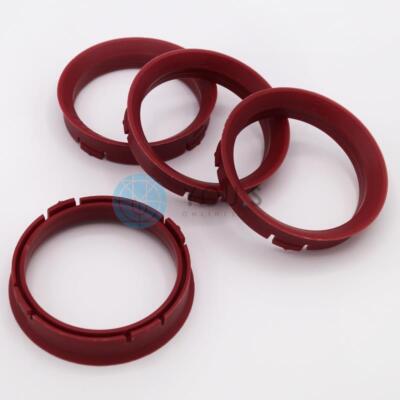 4 X Anelli Centraggio Rosso Scuro Distanziatori Cerchi 73,0 66,45 - Foto 10