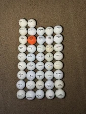 Lot Of 42 Assorted Used Golf Balls - Multiple Brands