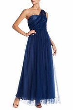 Vera Wang One-Shoulder Tulle Ball Gown Sz  14