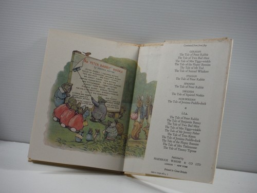 Cecily Parsley's Nursery Rhymes by Beatrix Potter Hardcover DJ 1973 vintage book - Picture 9 of 15