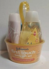 Johnsons First Touch Gift Set Baby Bath Skin Hair Essentials - New/Sealed