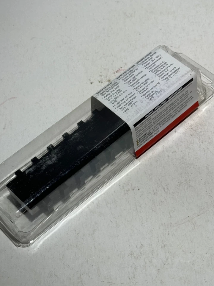 Gardner Bender GTB-408 22-10 AWG 30A Double Row 8 Circuit Terminal Block - Image 4 of 4