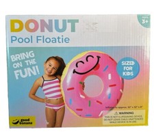 Good Banana Pink Donut Pool Floatie Kid Size Bring On The Fun 3 Aged