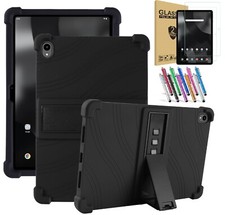For ONN 11 inch Tablet Pro Case 2024 Soft Silicone Stand Cover/Screen Protector