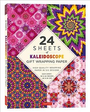Kaleidoscope Gift Wrapping Paper - 24 Sheets : High-quality Wrapping Paper, A...