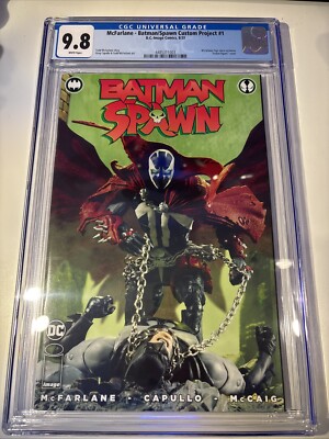 Batman/Spawn Custom Project #1 SDCC 2023 Exclusive CGC 9.8 NM/MT exclusive