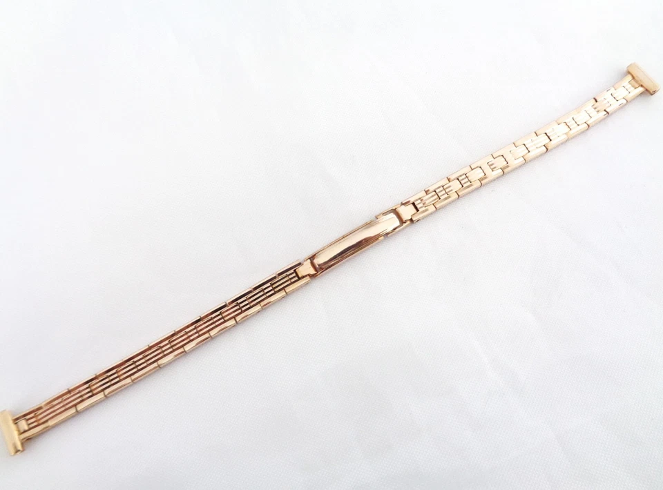 Reloj Pulsera Damas Vintage 9 mm S.B.B.N Años 50 Nuevo Antiguo Stock Chapado en Oro Rosa Foto 2 de 4