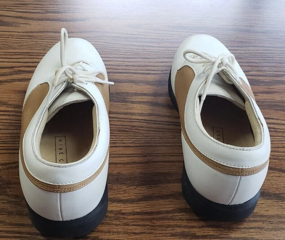 Nike Air Comfort Zapatos de Golf Mujer Talla 7, Sillín, Verdana Last, MUY BUENOS Foto 3 de 4