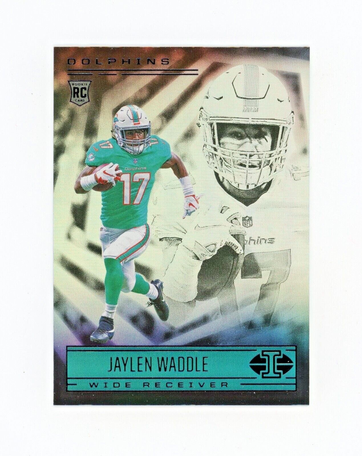 JAYLEN WADDLE 2021 Panini Illusions Rc #66 Miami Dolphins