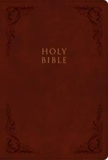 KJV Super Giant Print Reference Bible, Burgundy LeatherTouch - Holman Bible Staf