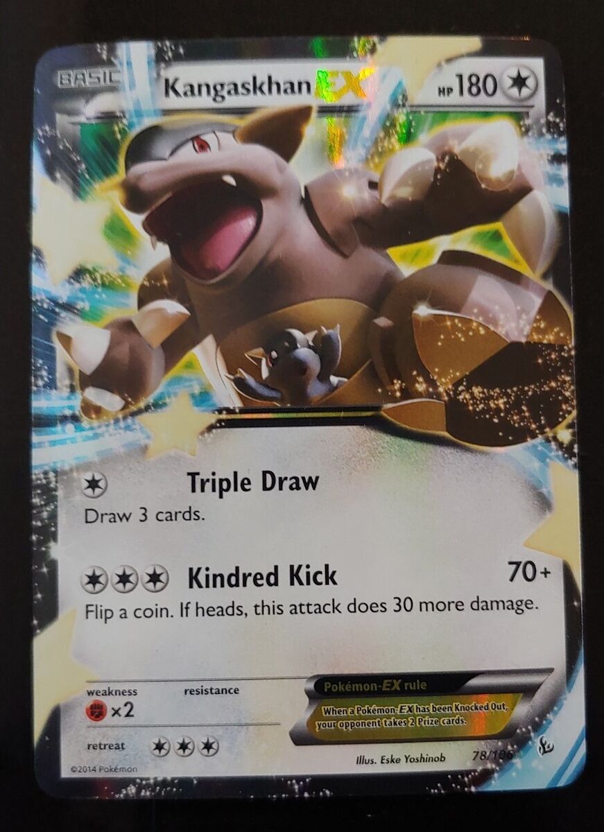 Kangaskhan EX - 78/106 Flash Fire Ultra Rare Pokemon - NM