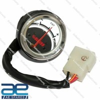 Schwarze Messuhr AMP Meter Ampere Gauge FÜR Royal Enfield Bullet
