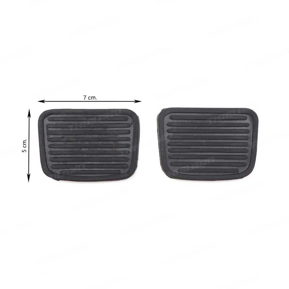 2x Clutch And Brake Pedal Pad Cover For Mazda B2200 Ute Pickup 1981 - 1989 - Image 4 of 4