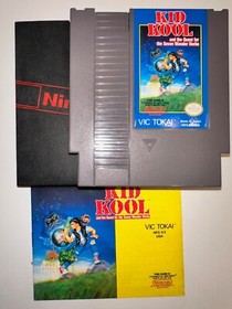 Kid Kool NES ORIGINAL NINTENDO CIB Complete w/BOX & MANUAL Tested NICE!