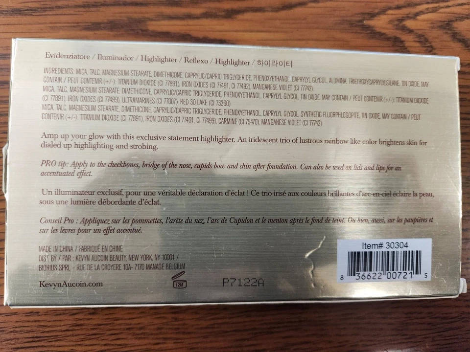 4PC NIB KEVYN AUCOIN THE NEO LIMELIGHT-IBIZA IRIDESCENT GLOW ITEM# 30304,.74z EA - Image 3 of 4