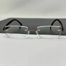 Silhouette Eyeglasses Frames Beige Womens 7608 40 6055  Rimless  … [] 21 150