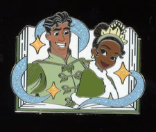 Christmas Gift Card Princess and the Frog Tiana Naveen LE Disney Pin
