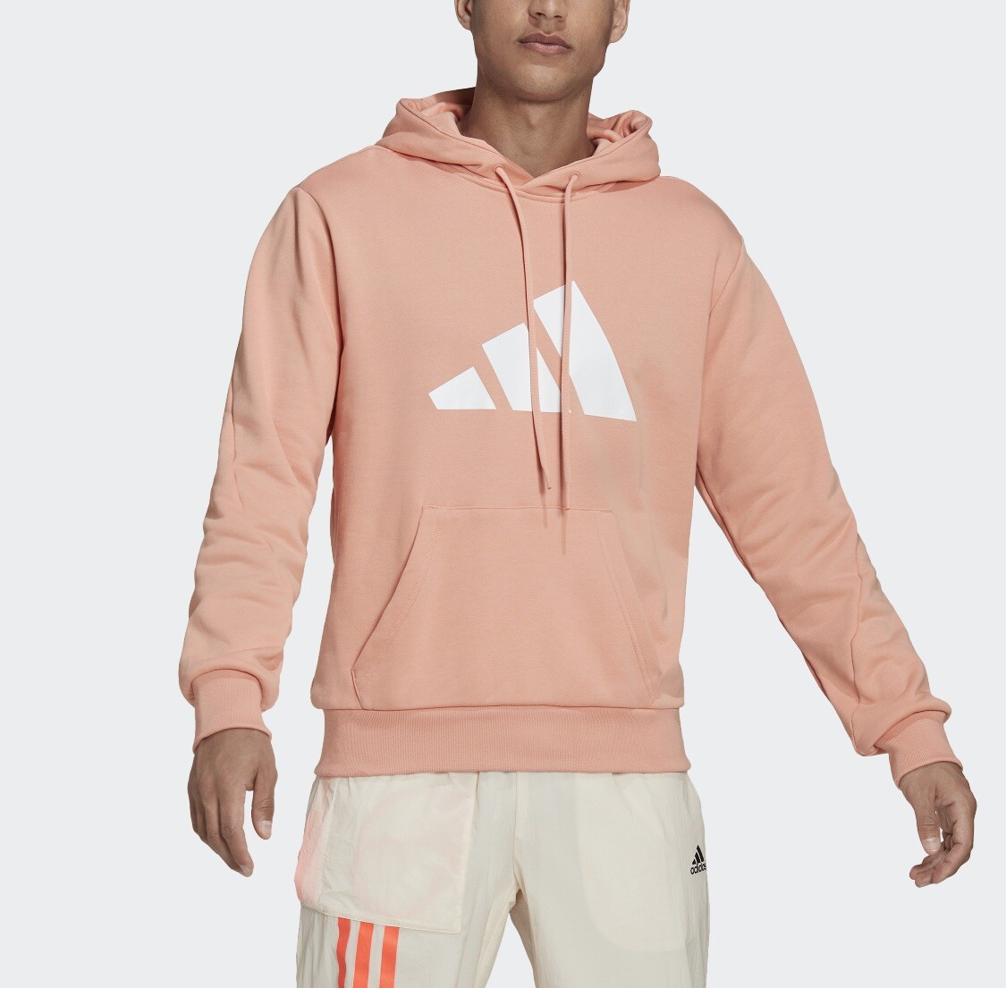 Fleece Hoodie Coral Adidas Hoodie Adidas Future Icons Logo