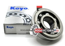 KOYO 6304 NR DEEP GROOVE BALL BEARING, OPEN TYPE  SNAP RING 20x52x15mm.