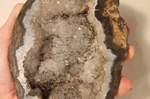 Unpolished Dugway Geode Half Utah - Picture 4 of 4