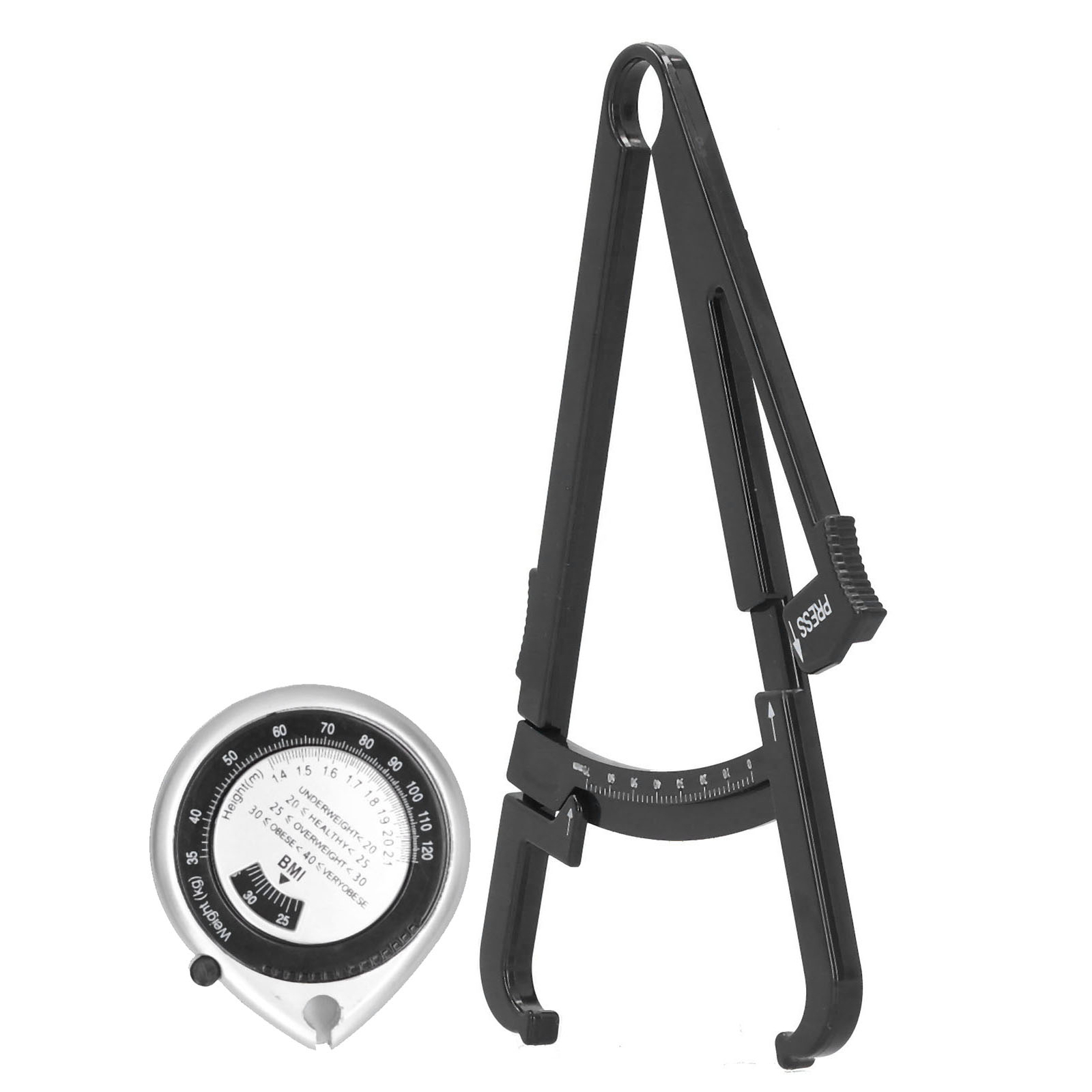 Body Fat Caliper BMI Measuring Tape Skinfold Calipers Body Fat Measure