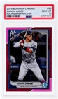 2024 Bowman Chrome Aaron Judge Fuchsia Refractor #80 /299 PSA 10