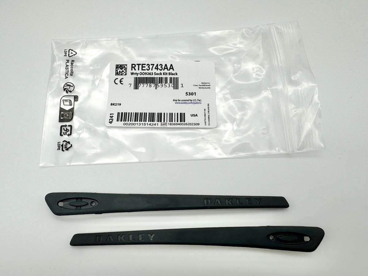 Oakley Turbine OO9263 (icon) Black Replacement Earsocks OO 9263