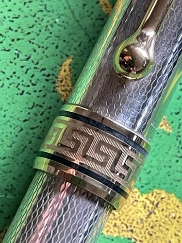 Aurora Optima Sterling Silver 925 Ballpoint Pen