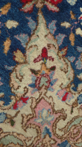 Large Persain Carpet Rug Hand Made Wool Vintage Living Room 13ft 7" x 9ft 10" - Picture 10 of 15