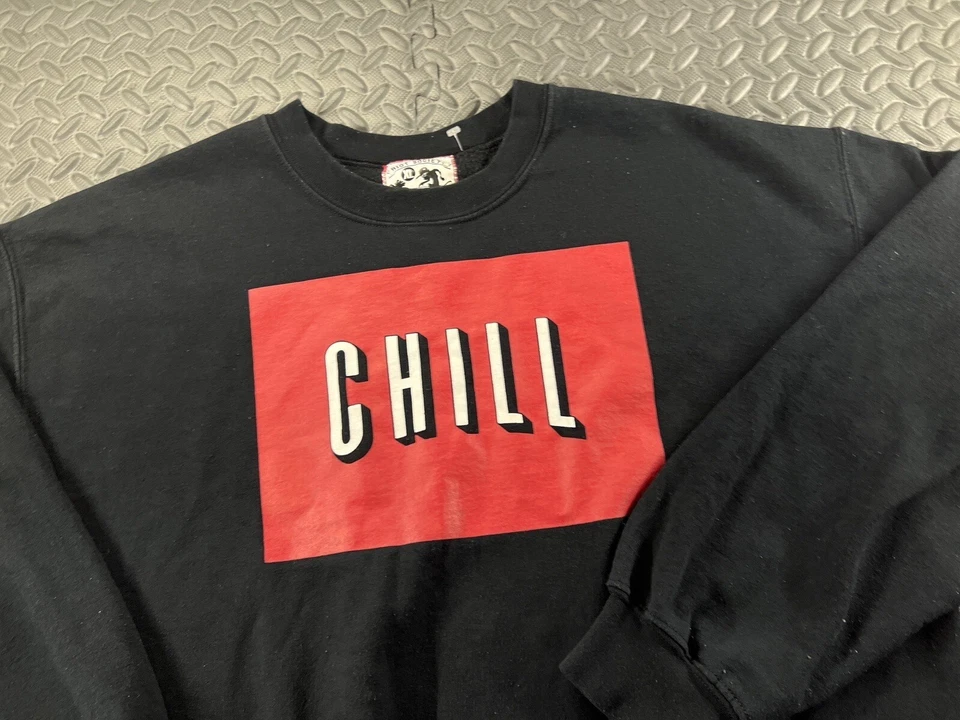 Riot Society Suéter Adulto Extra Grande Negro Manga Larga Sudadera Informal Para Hombre Foto 4 de 4