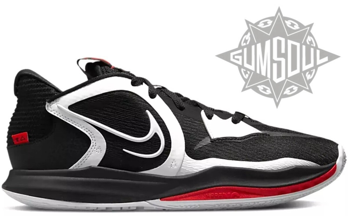 Nike Kyrie Irving 5 Low Dominoes Black Chile Red White DJ6012-001