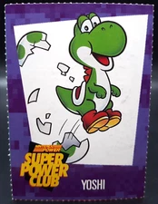 1990s Nintendo Super Power Club Magazine Card #4 Yoshi Game Boy