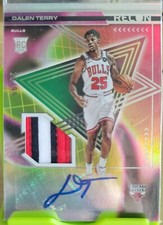 2022-23 Panini Recon Rookie Jersey + Autograph , Dalen Terry