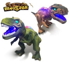 RC Remote Control T-Rex Dinosaur Walking Dancing Light up Gift Toy Kids Smart