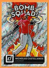 2022 Panini Donruss Baseball Bomb Squad Rapture Nicholas Castellanos BS-10