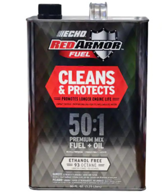 Echo Red Armor 110 oz 50:1 Pre-Mixed Ethanol Free Fuel for 2Stroke 2-Cycle Equip
