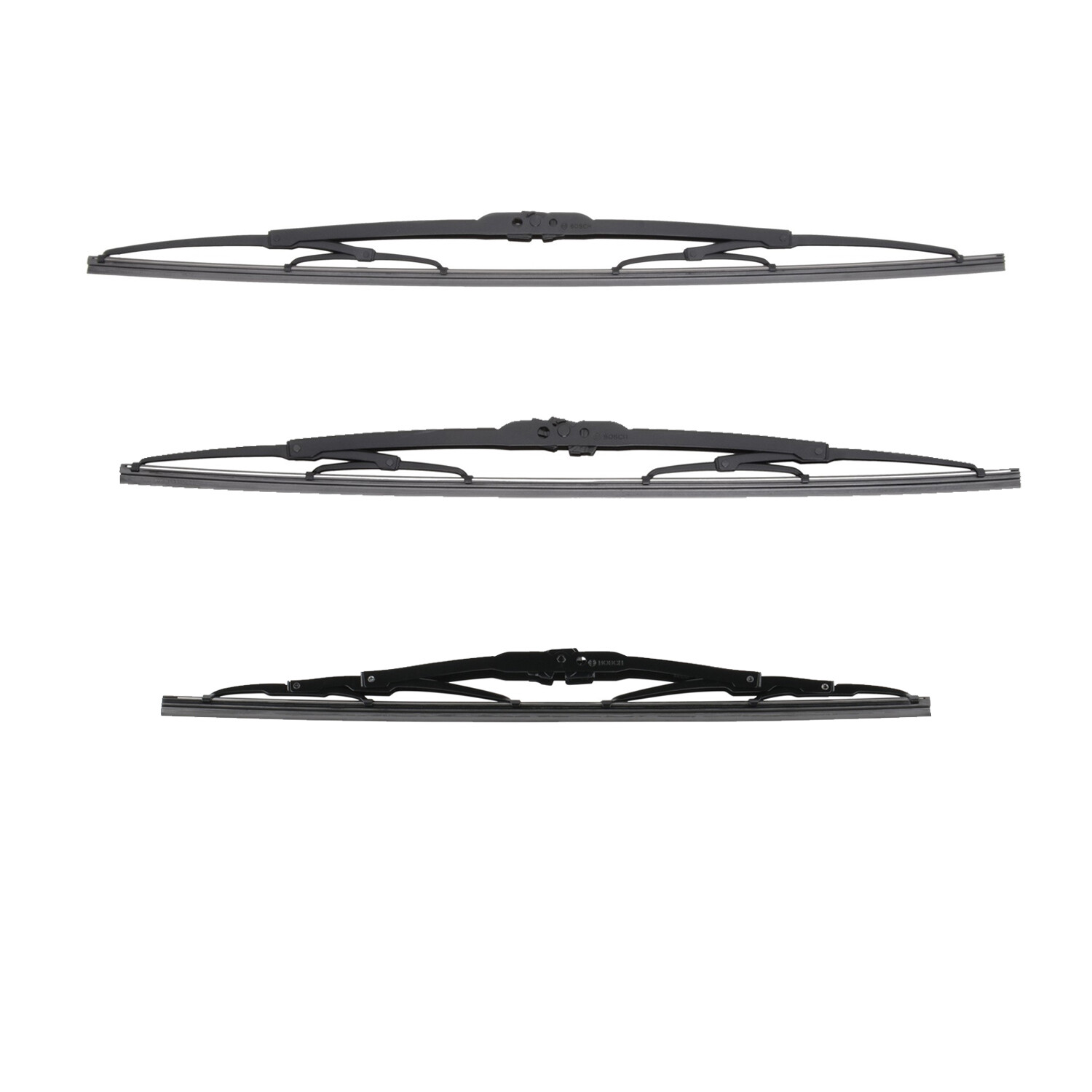 Bosch MicroEdge 3-Piece Wiper Set Front 22in Left 19in Right Rear 16in Blades