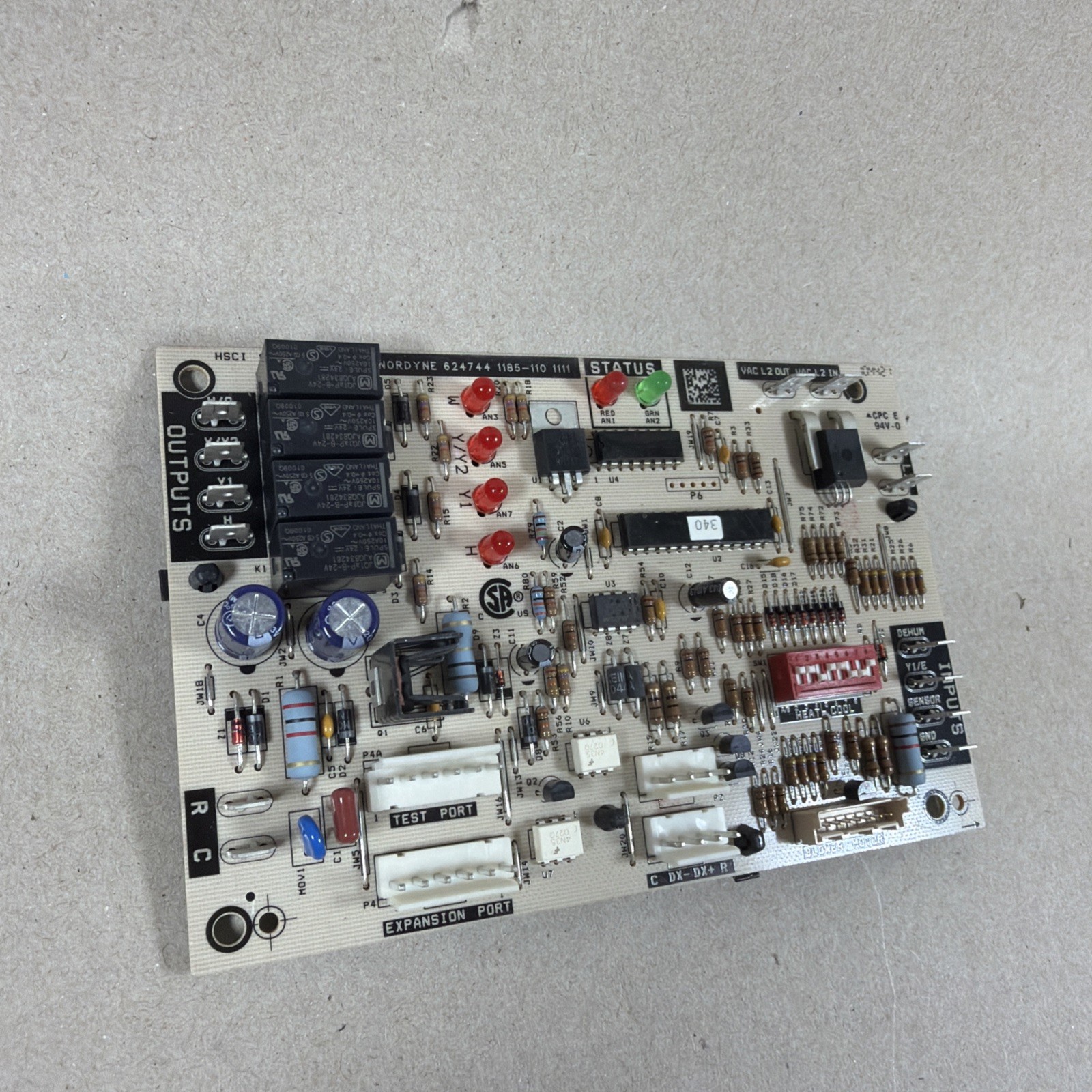 🔥 Nortek Nordyne Air Handler Control Board 624807 1185-120 1185-83-1002A (H32)