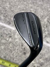 Cleveland RTX 6 Lob Wedge 60  Full Black Satin Wedge Flex Tour Dynamic Gold RTX6