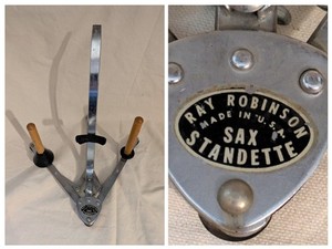 Ray Robinson Saxophone Sax Aluminum Standette Flute Clarinet Stand USA