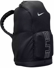 Nike Elite Black Backpack 20L Fits 15" Laptop 4 Pockets Reflective
