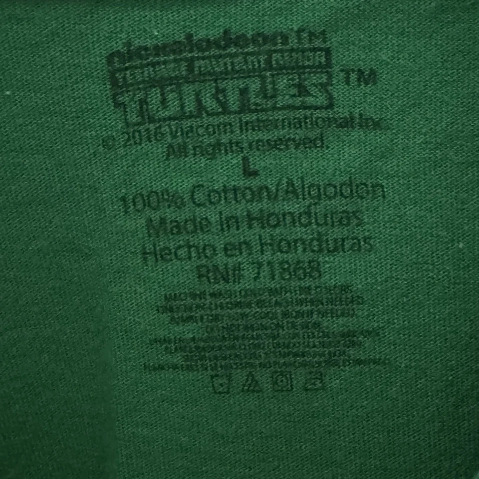 Teenage Mutant Ninja Turtles Christmas Sweater Theme Tshirt Size Large - Image 4 of 4