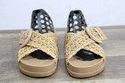 MARC FISHER Womens Beige Crocodile 1" Platform Slide Sz 6M {FA-1340] — photo 2
