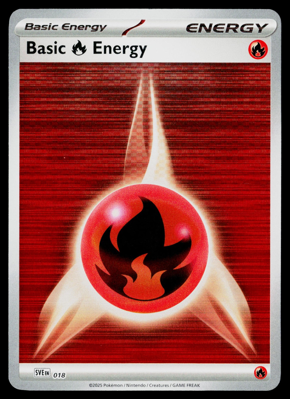 Pokemon Basic Fire Energy #018 SVE: Scarlet & Violet Energies