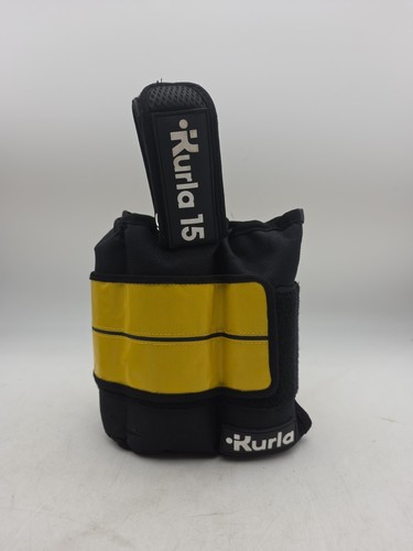 Kurla Ankle/Wrist Weight with Adjustable Strap & Iron Sand Filling - 15 Yellow
