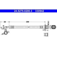 Bremsschlauch ATE 24.5275-0200.3