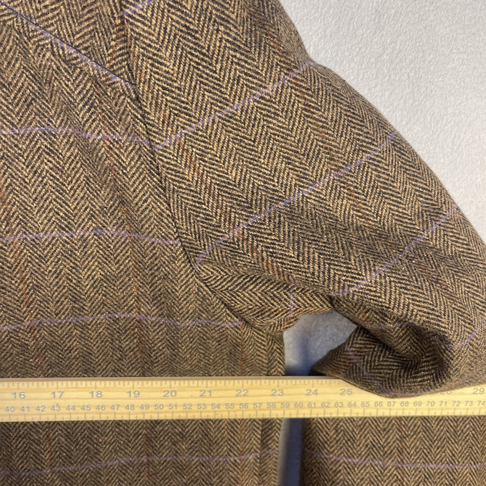 Pendleton Wool Jacket Mens Large Brown Tweed Pock… - image 8