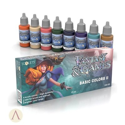 Scale 75 Fantasy & Games: Basic Colors 2 Paint Set 